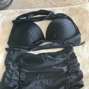 2piece black bikini